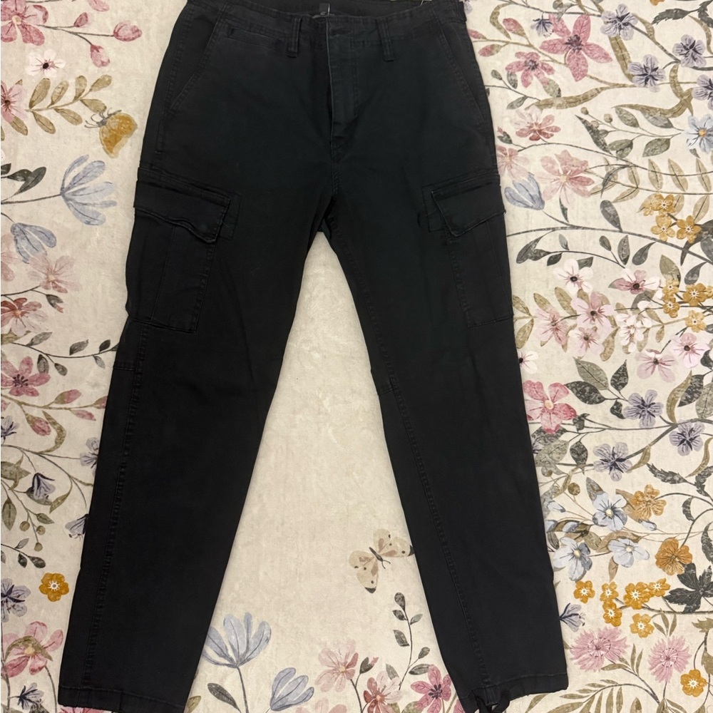 Men's Black Cargo Pants